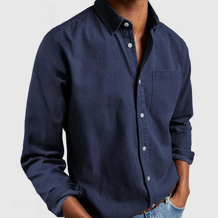 Chemise Décontractée au Style Moderne Pour Hommes