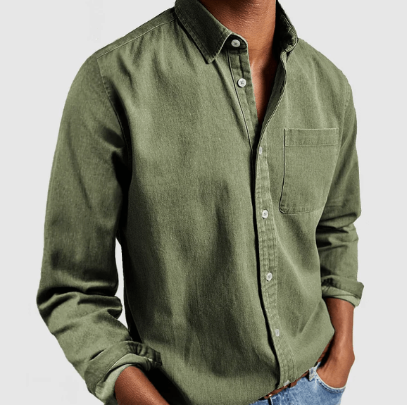 Chemise Décontractée au Style Moderne Pour Hommes